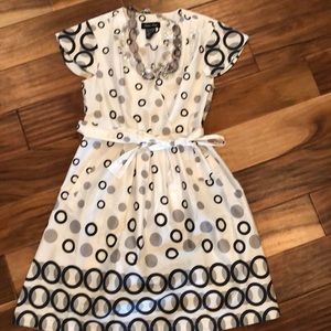 Adorable black and white dress